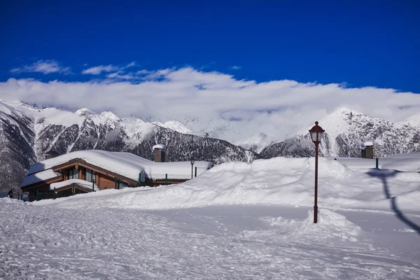 Bergen skigebied Caucasus — Stockfoto