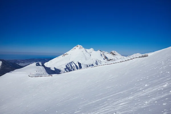 Zimní panorama hor. — Stock fotografie