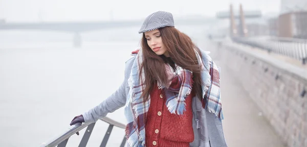 Modern woman at outdoor — Stock Photo, Image