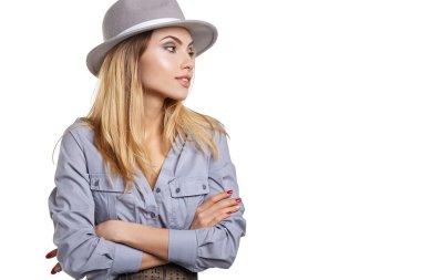 moda stüdyo güzel şehvetli kadın portresi 