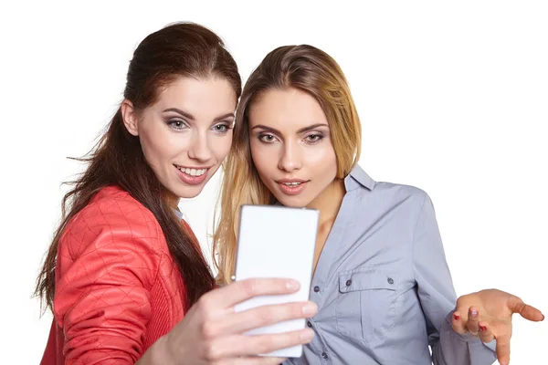 Donne che fanno selfie — Foto Stock