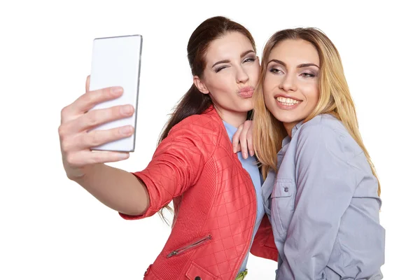 Mujeres haciendo selfie —  Fotos de Stock