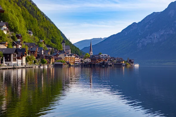 Scenic view mountains village Stock Photo