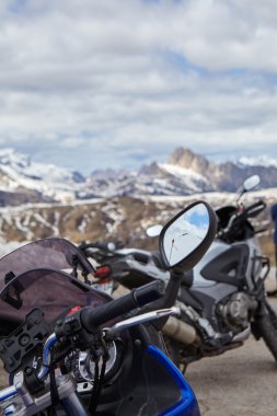 Dolomites'in motosiklet gezisi