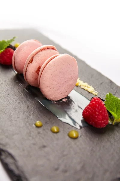 Sweet dessert on plate — Stock Photo, Image