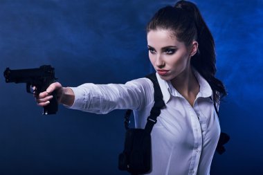 Çizim kız portresi