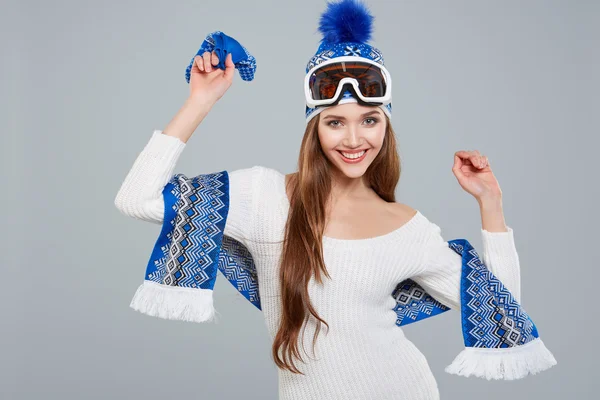 Vrouw in sporten kleren — Stockfoto