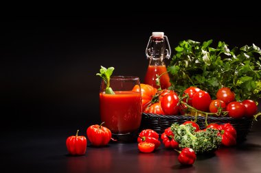 ferahlık için sağlıklı sebze suları