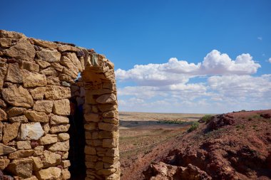 Budist yer Gobi çölünde taş. 