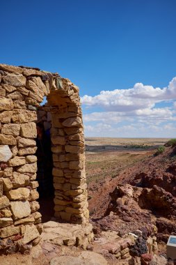 Budist yer Gobi çölünde taş. 