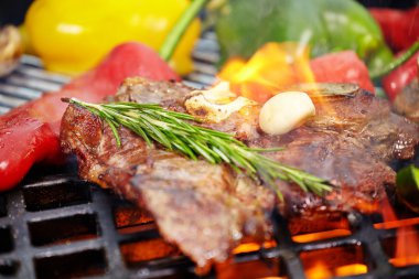 ızgara t-bone biftek