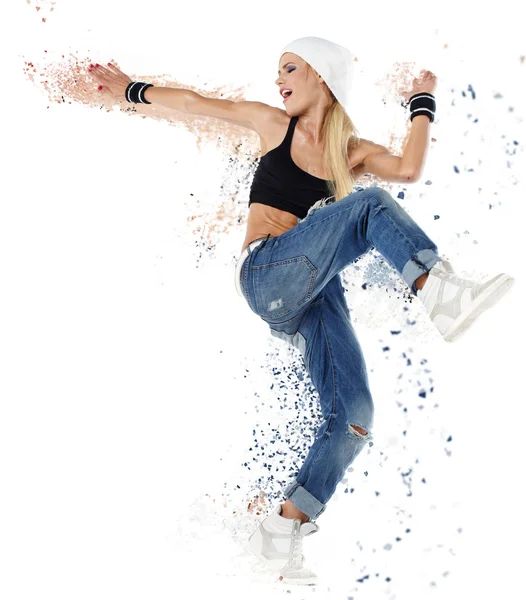 Dancer posing in studio — Stock Photo, Image