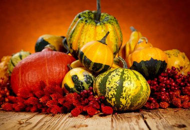 kabaklar eski ahşap tablo