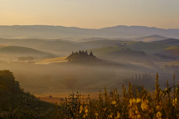 Jesień krajobraz in Toskania — Zdjęcie stockowe