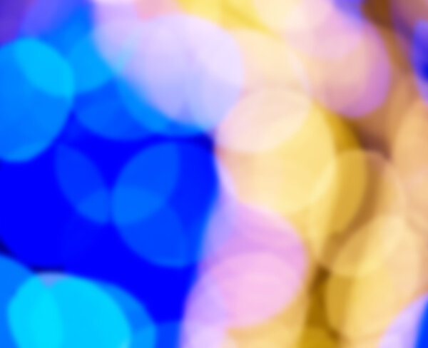 Defocused ligths of Christmas tree