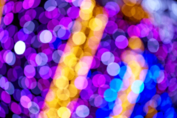 Defocused ligths of Christmas tree — Stock Photo, Image