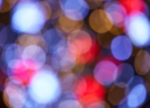 Defocused ligths of Christmas tree — Stock Photo, Image