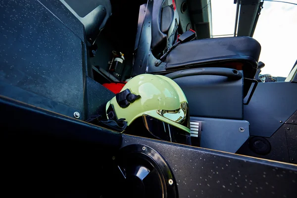 Fire helmet on car seat