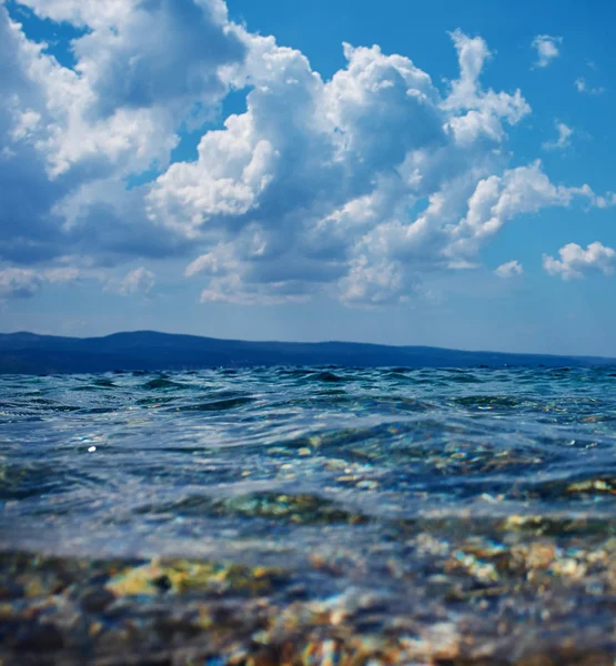 Adriatic sea background Stock Photo