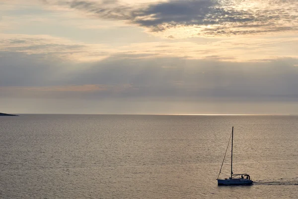 Sailing boat in Kroatië — Stockfoto