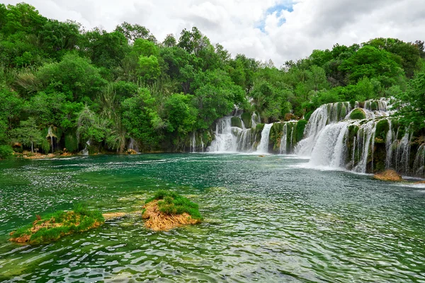 Beautiful landscape near Waterfall Krka — Stock Photo, Image
