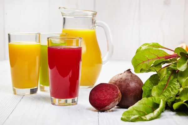 Vaso de jugo de granada — Foto de Stock