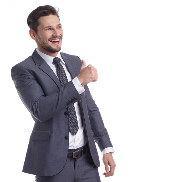 幸せなビジネスマンのスーツ — ストック写真