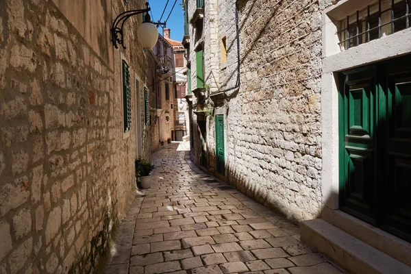 Zijstraat in Kroatië — Stockfoto