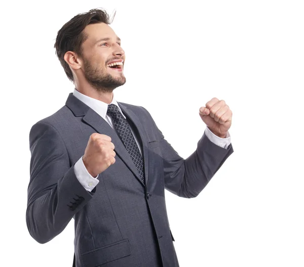 Handsome businessman in suit — Stock Photo, Image