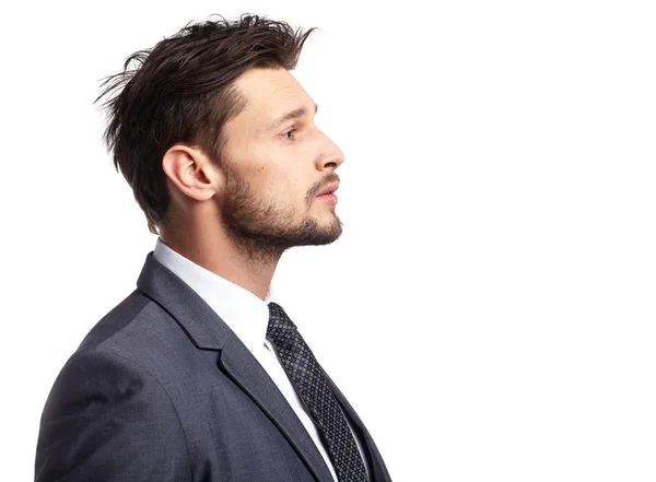 Handsome businessman in suit — Stock Photo, Image