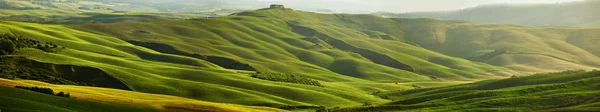 Colinas verdes Toscana - panorama — Foto de Stock