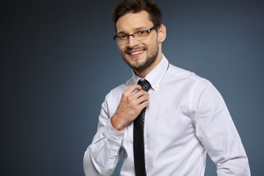 Orta yaşlı iş adamı