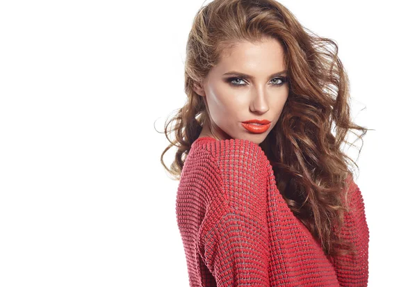 Uzun saçlı kadın.