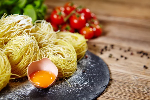 Ingredients for making pasta — Stock Photo, Image