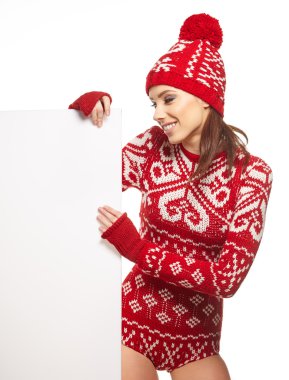 Kış içinde kadın