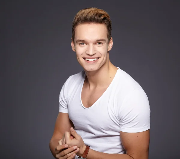 Man posing in studio — Stock Photo, Image