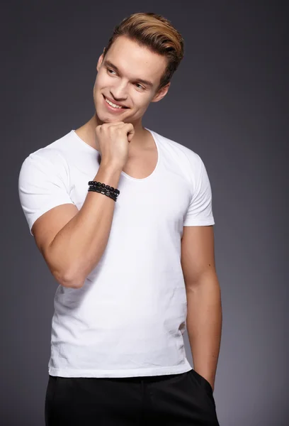 Man posing in studio — Stock Photo, Image