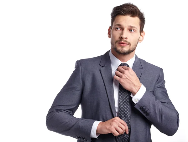 Young handsome businessman — Stock Photo, Image