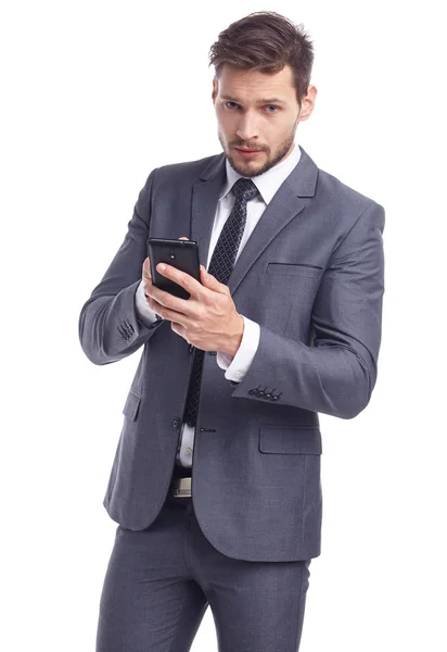 Young handsome businessman — Stock Photo, Image