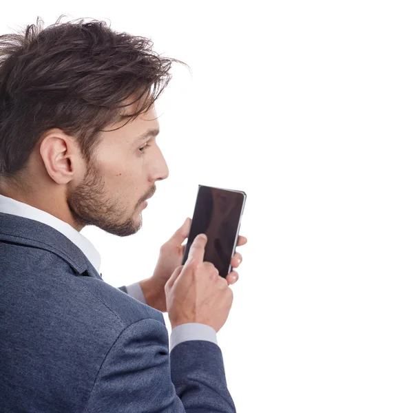 Joven hombre de negocios guapo — Foto de Stock