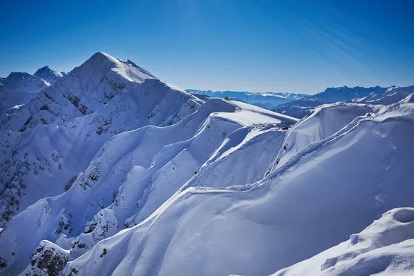 Winter bergen panorama — Stockfoto