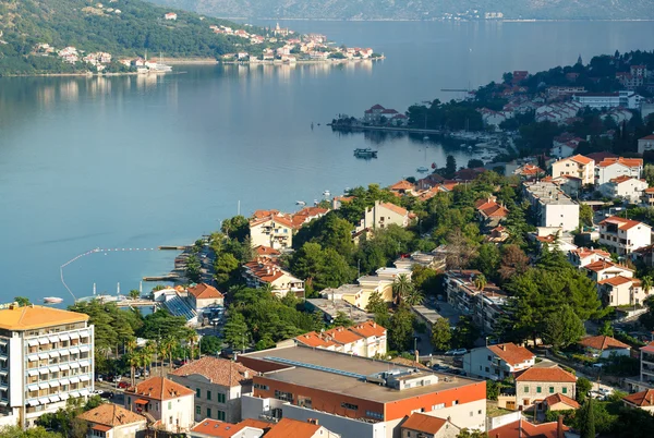 La baia di Kotor in Montenegro, Balcani — Foto Stock