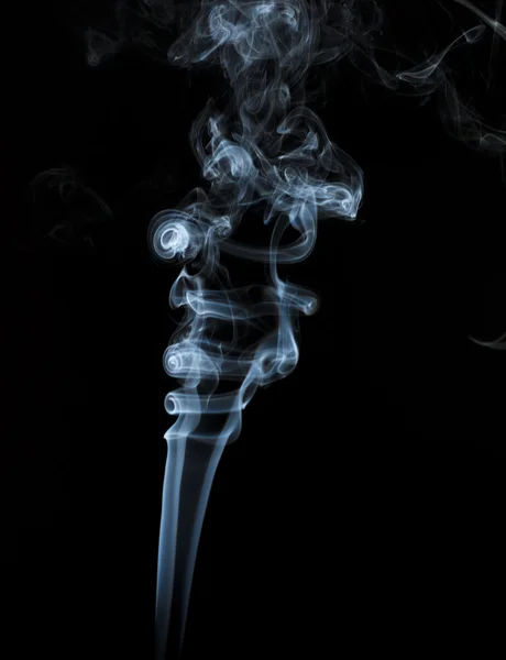 Abstrakcja dym światła na czarnym tle — Zdjęcie stockowe