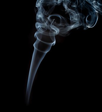 Koyu arka plan arka ışık duman