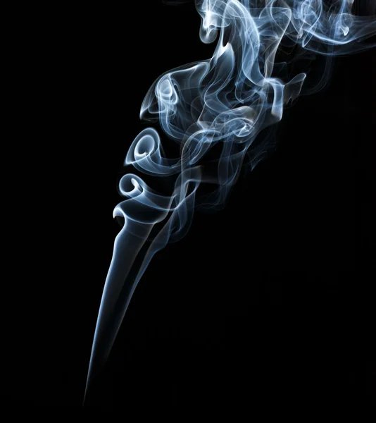 Абстрактный легкий дым на тёмном фоне — стоковое фото
