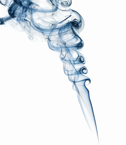 Fumaça abstrata no fundo branco — Fotografia de Stock