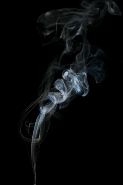 Αφηρημένο φως καπνού σε σκούρο φόντο — Φωτογραφία Αρχείου