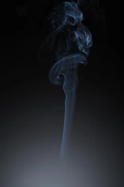 Abstrakt na černý kouř — Stock fotografie