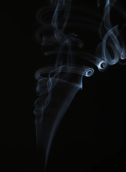 Abstract smoke on black — Stock Photo, Image