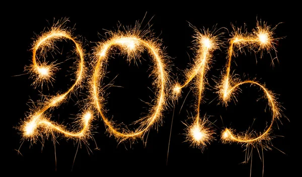 Mutlu yeni yıl - 2015 havai fişekleri ile — Stok fotoğraf